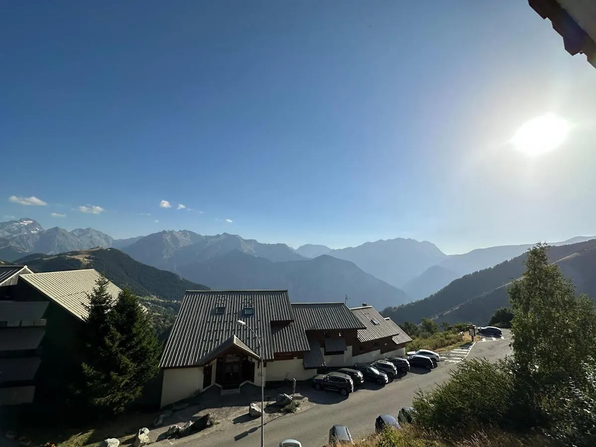 Sunny Studio 25 M2 Mountain View Balcony In Alpe D Huez District Eclose Alpe d'Huez Apartment