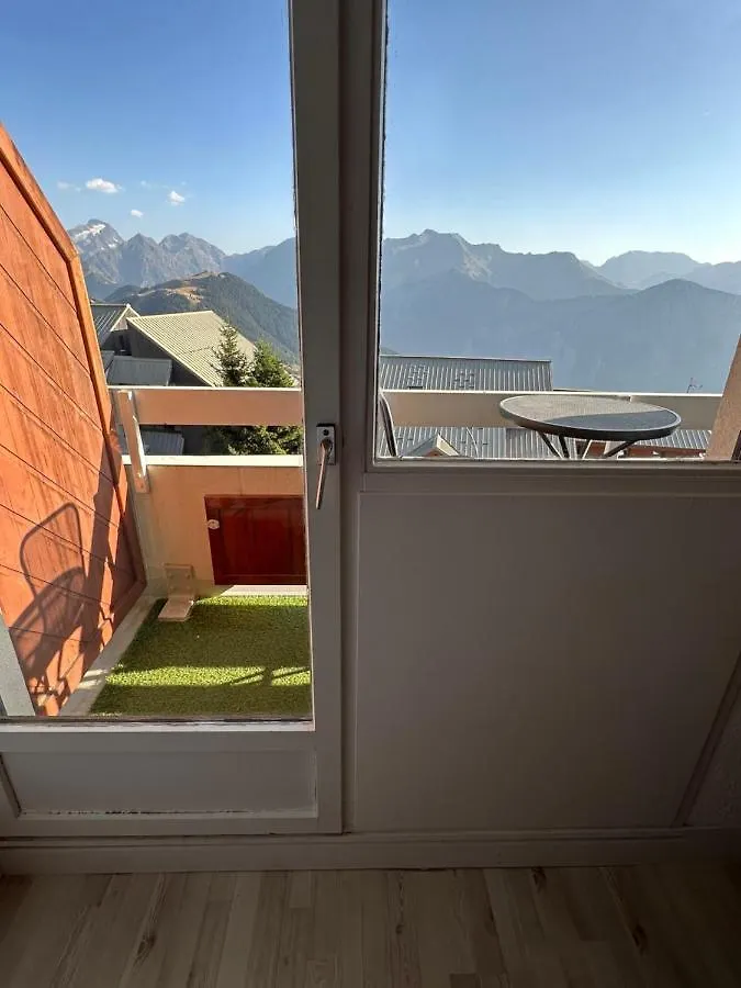 Sunny Studio 25 M2 Mountain View Balcony In Alpe D Huez District Eclose Alpe d'Huez Apartment