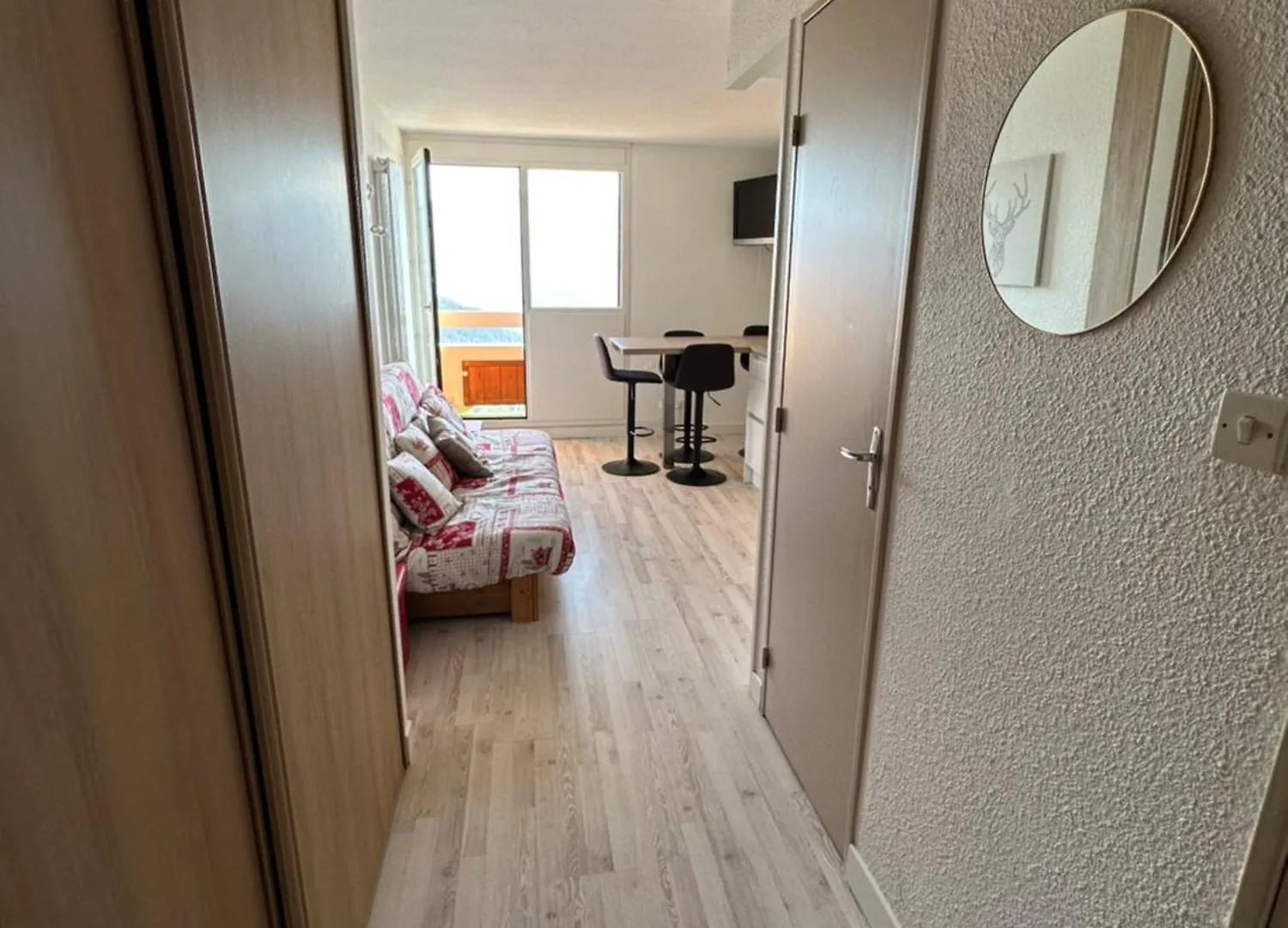 Sunny Studio 25 M2 Mountain View Balcony In Alpe D Huez District Eclose Alpe d'Huez Apartment