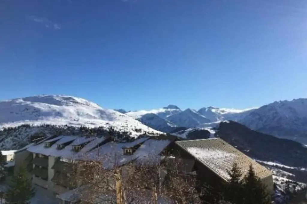 Sunny Studio 25 M2 Mountain View Balcony In Alpe D Huez District Eclose Alpe d'Huez